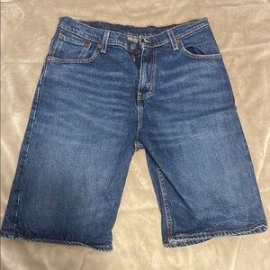 Men's Blue Denim Shorts